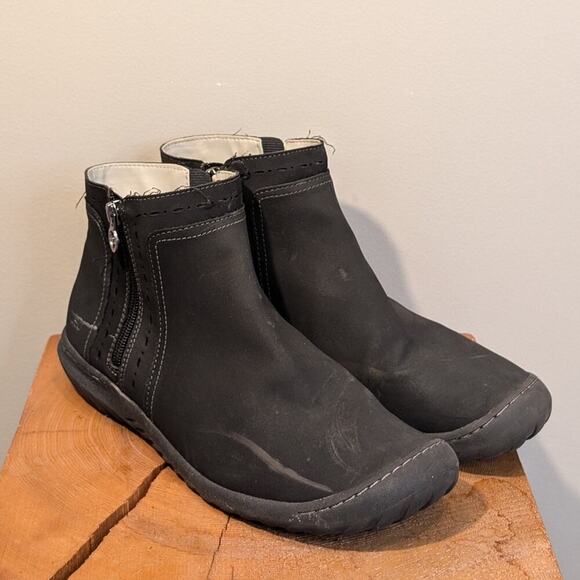 JBU By Jambu Booties Black Vegan Leather Classic Style - Size 10 - Picture 2 of 8